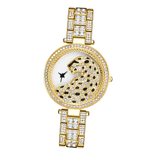 LIFKOME Damen Quarz Armbanduhr Mit Edelstahlarmband Glitzer Uhr Eleganter Armbandschmuck Für Alltag Bling Uhr Für Frauen von LIFKOME