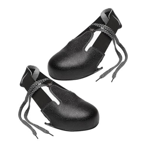 LIFKOME Anti Smash Safety Shoe Covers mit Stahlkappe rutschfest Atmungsaktiv Vielseitig Größenverstellbar Leichter Schutz für Erwachsene bei Baustellen und Laboren von LIFKOME