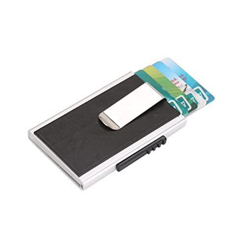 LIFKOME Anti-diebstahl-kartenpaket Brieftasche Aluminiumlegierungshalter Kreditnehmer Diebstahlsicherung Black von LIFKOME