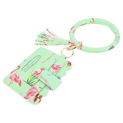 LIFKOME Elegantes Muster-Armband Schlüsselanhänger Kartenetui Ausweis- Und Bargeldhalter Quasten-Design Für Frauen von LIFKOME