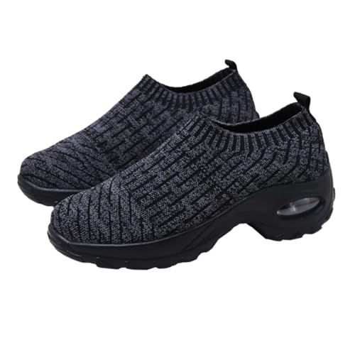 LIFKOME Atmungsaktive Damen Sneaker Frühling Sportschuhe Leichtgewichtig rutschfest Casual Schuhe mit Stoßdämpfung für Alltag und Sport von LIFKOME