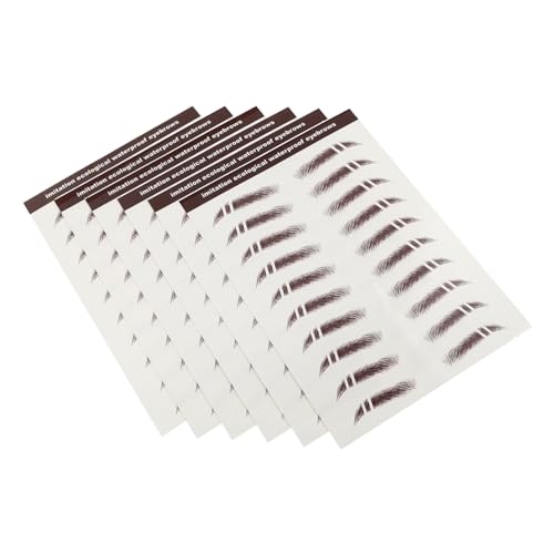 LIFKOME Augenbrauen Transferaufkleber 6 Stück Langlebige Imitierte Augenbrauentattoos Wasserfeste Augenbrauen Sticker für Einfach Anzuwenden Make Up Tool für Beauty LIFKOME Augenbrauen Transferaufkleber 6 Stück Langlebige Imitierte Augenbrauentattoos Wasserfeste Augenbrauen Sticker für Einfach Anzuwenden Make Up Tool für Beauty von LIFKOME