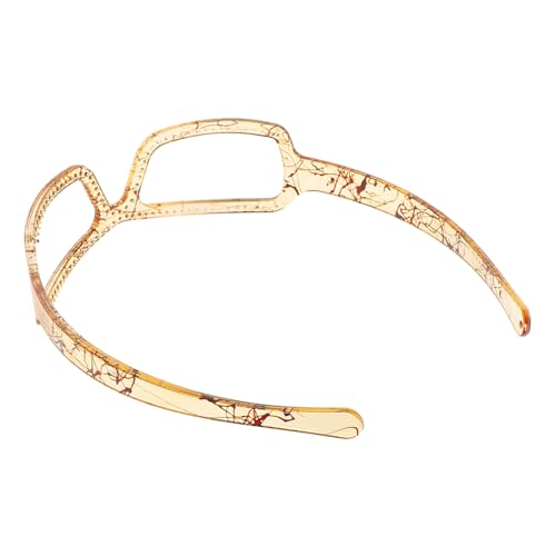 LIFKOME Stirnband für Damen Sonnenbrillen-förmiges Stirnband Haarnadel Kunststoff für Partys von LIFKOME