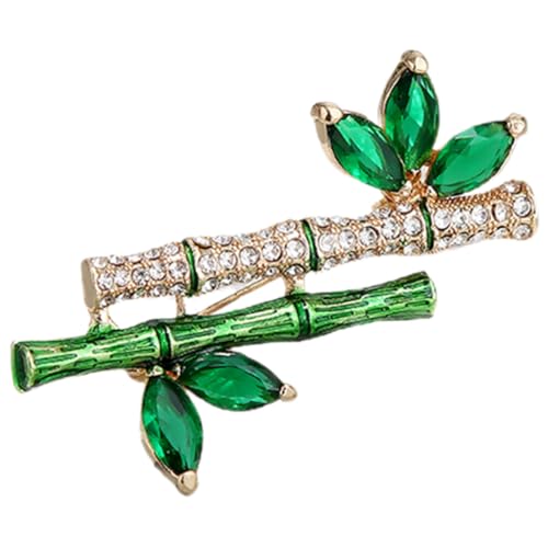 LIFKOME Bambus brosche Anstecknadel Glänzend Tragbar für Damen Kleidung Schmuck Accessoire Geschenkidee von LIFKOME