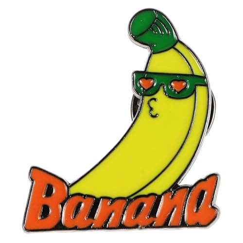 LIFKOME Pin Set Obst Banane Revers Metall Revers Für Frauen Hut Für Rucksäcke Und von LIFKOME