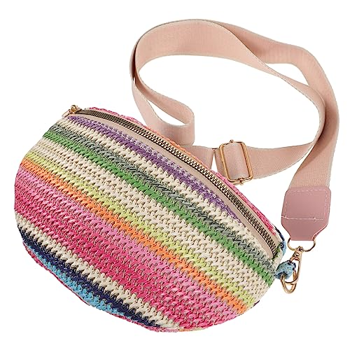 LIFKOME Bauchtasche Damen Hüfttasche Aus Pp-Material Leicht Und Robust Mit Reißverschluss Für Schnellen Zugriff Für Reisen Laufen Und Alltag von LIFKOME