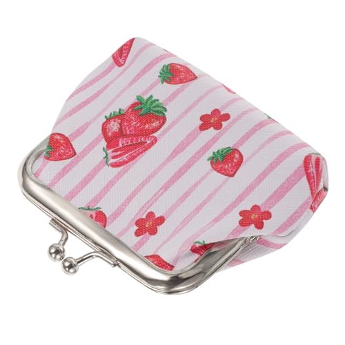 LIFKOME Kleine Damen Geldbörse Obstmuster Münzgeldbörse Tragbare Portemonnaie Für Alltag Reisen Shopping Passt Kopfhörer Lippenstift Schlüssel von LIFKOME