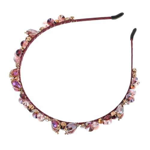 LIFKOME Bling Haarreif Bridal Headband mit Barock Design Handgefertigtes Komfortables Funkelndes Haarband für Hochzeit Festliche Anlässe Vielseitiges Damen Haaraccessoire in Violett LIFKOME Bling Haarreif Bridal Headband mit Barock Design Handgefertigtes Komfortables Funkelndes Haarband für Hochzeit Festliche Anlässe Vielseitiges Damen Haaraccessoire in Violett von LIFKOME