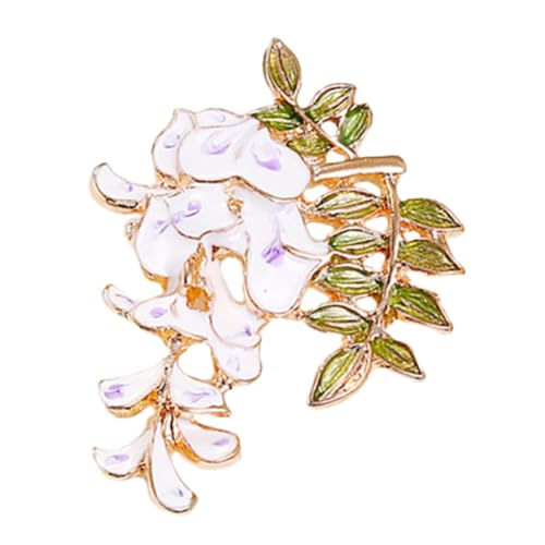 LIFKOME Blütenbrosche Aus Legierung Zarte Pflanzenbrosche Für Kleidung Dekorative Brosche Für Frauen Elegante Accessoire Für Jacken Taschen Und Schals von LIFKOME