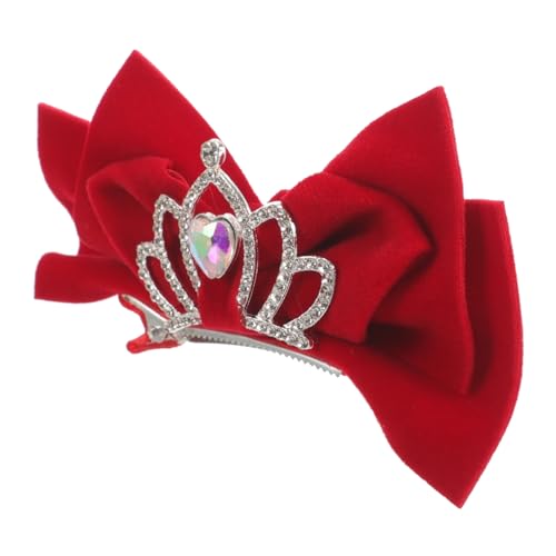 LIFKOME Crown-shaped Rhinestone Hair Clip Für Mädchen Dekorativer Haarclip Im Niedlichen Schleifen-design Für Besondere Anlässe Geeignet Partys Hochzeiten Und Fotoshootings von LIFKOME