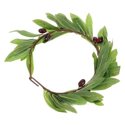 LIFKOME Braut Haarschmuck Olivenblatt Kranz Simulation Leichtes Stirnband für Hochzeit Festival Fotoshooting Accessoire Damen Mädchen von LIFKOME