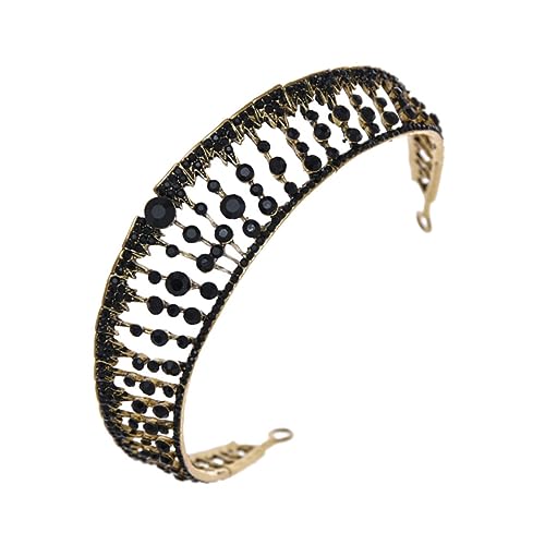 LIFKOME Braut Tiara mit Funkelnden Strasssteinen Leichter Haarschmuck für Hochzeit Festliche Anlässe Komfortabel und Stilvoll für Damen und Brautaccessoire von LIFKOME