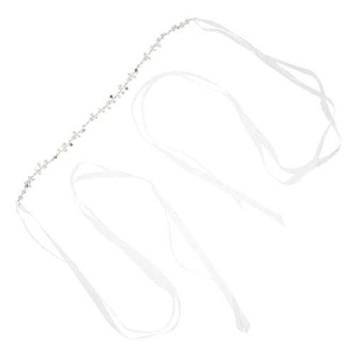 LIFKOME Brautgürtel Für Hochzeitskleider Handgemachter Strassgürtel Mit Perlen Elegantes Accessoire Für Brautmode Für Besondere Anlässe Und Festliche Veranstaltungen von LIFKOME