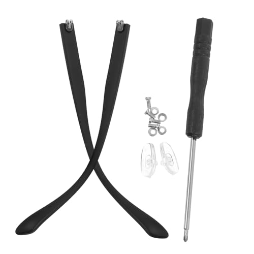 LIFKOME Brillenbügel Ersatzteile Mattierte Gläserbügel Komfortabel Einfach Montierbar Langlebig Kompatibel für Sonnenbrillen und Brillen Reparatur von LIFKOME