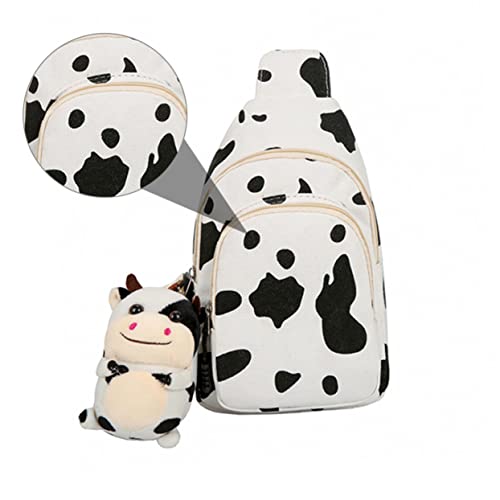 LIFKOME Tasche Für Mädchen Kuhbrusttasche Canvas Brusttasche Für Damen Vielseitige Umhängetasche Für Damen Und Herren LIFKOME Tasche Für Mädchen Kuhbrusttasche Canvas Brusttasche Für Damen Vielseitige Umhängetasche Für Damen Und Herren von LIFKOME