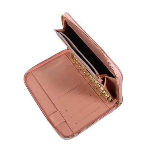 LIFKOME Budgetplaner Geldbörse 2-in-1 Pu Bargeld Organizer Mit Reißverschluss Rosa Kartenhalter Für Frauen Effiziente Budgetverwaltung Für Zuhause Und Büro Langlebige Geldumschläge von LIFKOME