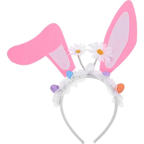 LIFKOME Bunny Ohr Haarreif Für Ostern Einstellbare Hasenohren Kopfbedeckung Süßes Kostümzubehör Für Erwachsene Kreative Partydekoration Für Feiern von LIFKOME