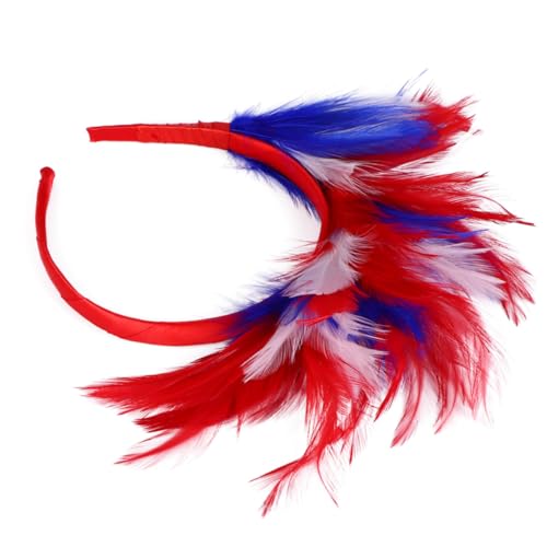 LIFKOME Bunte Schmuck Fascinator Stirnband für Hochzeit Braut und Brautjungfern Halloween Kopfschmuck Eleganter Haarschmuck für Partys Karneval Cocktail und Festliche Anlässe von LIFKOME