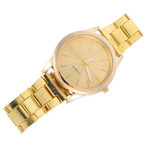 LIFKOME Damen Quarz Armbanduhr Gold Minimalistisch Für Business Und Freizeit Mode Uhr Für Frauen Für An Feiertagen Und Besondere Anlässe von LIFKOME