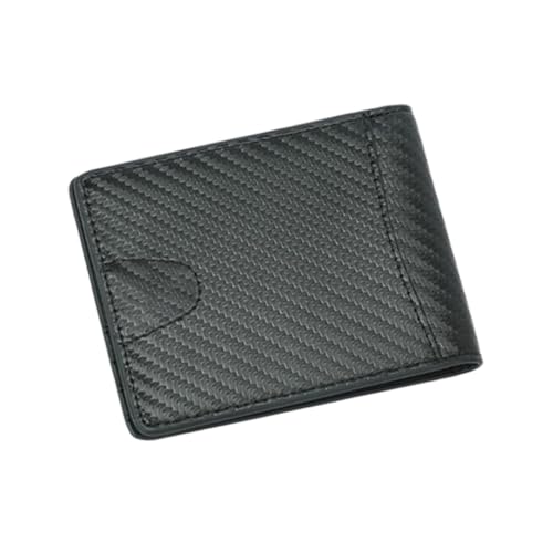 LIFKOME Carbon Fiber Herren Portemonnaie mit RFID Schutz Schlanker Kartenhalter Multifunktionale Geldbörse aus Leicht und Platzsparend für Bankkarten Ausweise und Bargeld Modisches Design von LIFKOME