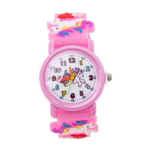 LIFKOME Cartoon Kinderuhr wasserdichte Quarz-Armbanduhr Für Mädchen Und Jungen Einstellbares Silikonband Süßes Design Zur Zeitlernunterstützung Für Kleinkinder von LIFKOME