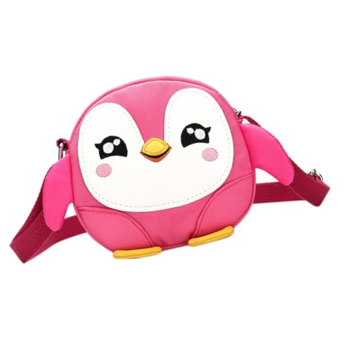 LIFKOME Cartoon Umhängetasche Mini Handtasche Niedlich Leicht Cartoon Muster Tragbar für Schule Shopping Reise Rosa von LIFKOME