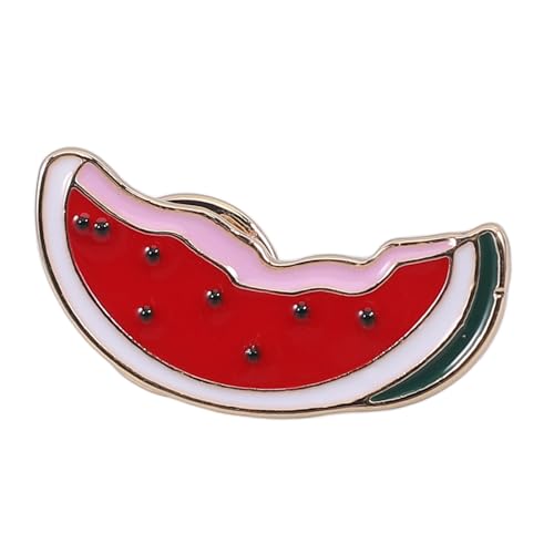 LIFKOME Cartoon Watermelon Brosche Damen Anstecknadel Fruchtförmig Kreativer Reversnadeln Schmuck für Kleidung Accessoires Geschenk von LIFKOME