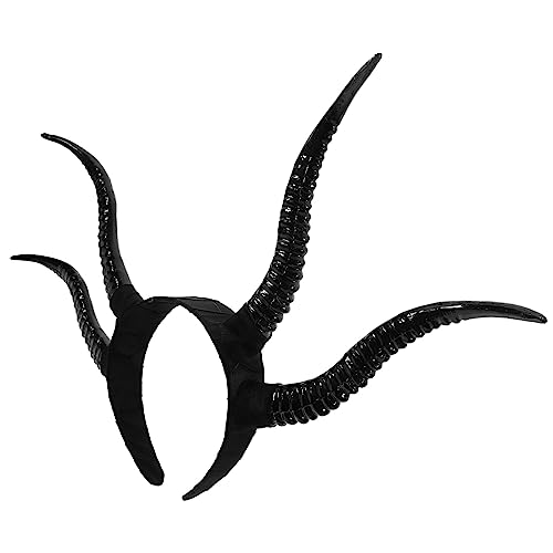 LIFKOME Halloween-stirnband Mit Teufelshörnern Haarband Für Herren Horn-stirnband Für Cosplay Und Festivals von LIFKOME