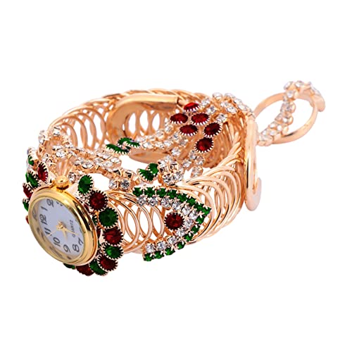 LIFKOME Legierungsuhr Quarzuhr Für Damen Modeuhr Aus Hochwertiger Legierung Und Armbanduhr Glänzend Leicht Zu Tragen von LIFKOME