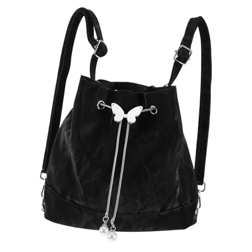LIFKOME Damen Bucket Bag Wasserabweisend Verstellbar Komfortabel Viel Stauraum Vielseitig Als Crossbody Rucksack Für Alltag Reisen Freizeit von LIFKOME