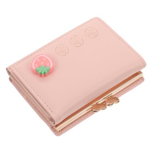 LIFKOME Damen Clutch Geldbörse Süßer Faltbarer Geldbeutel Pu Mit Münzfach Und Kreditkartenfächern Für Outdoor-Shopping Und Besondere Anlässe von LIFKOME