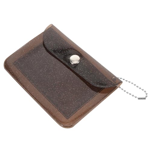 LIFKOME Damen Geldbörse Aus Transparente Kartenetui Mit Druckknopf Kompakte Geldbörse Für Münzen Schlüssel Lippenstift Und Karten Für Reisen Und Alltag von LIFKOME