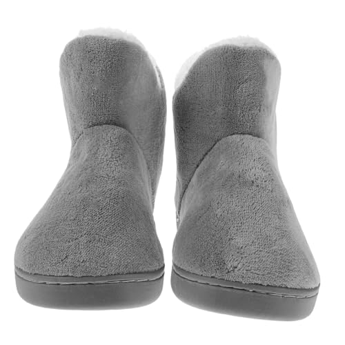 LIFKOME Damen Hausschuhe Winter Warm Gefüttert Hochschaft Plüsch Hausschuhe Dicke Sohle Rutschfest Indoor Kuschelige Fuzzy Slippers Für Zuhause Geburt von LIFKOME