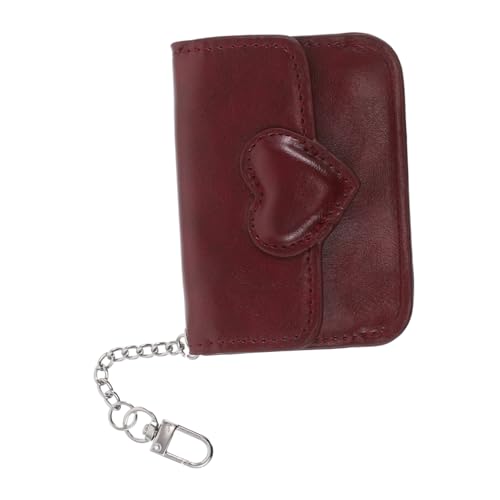 LIFKOME Damen Kartenetui aus weichem PU-Material mit Herzverschluss ultradünner Leichter Geldbeutel für Kreditkarten Bankkarten Ausweise kompakt für Alltag Reisen Shopping von LIFKOME