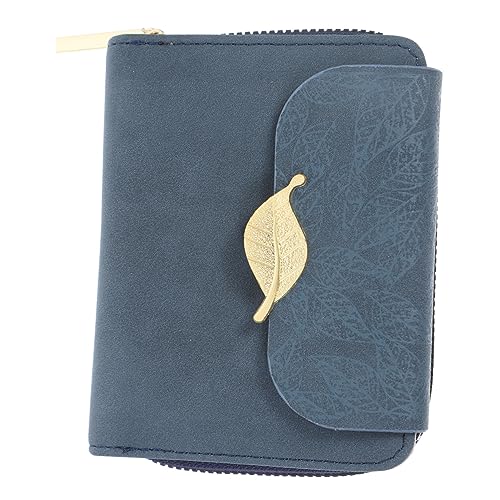 LIFKOME Damen Pu Leder Geldbörse Mit Reißverschluss Kurze Clutch Für Kreditkarten Und Kleingeld Praktisches Design Mit Mehreren Fächern Für Alltag Und Reisen von LIFKOME