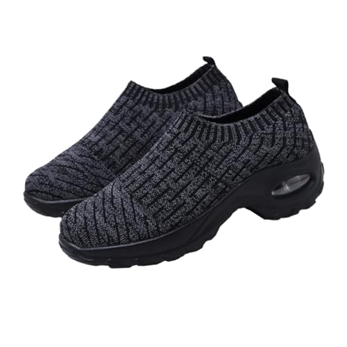 LIFKOME Damen Sneaker Frühling Atmungsaktiv Leicht Sportschuhe mit Rutsch Sohle Flexible Lauf und Freizeitschuhe für Alltag und Reisen von LIFKOME