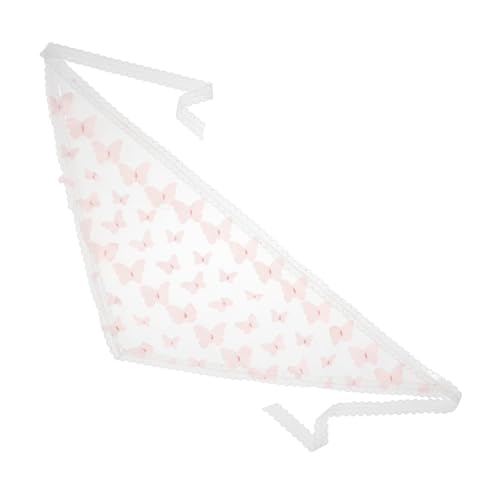 LIFKOME Damen Stirnband Spitze Modisches Kopftuch im Minimalistischen Design für Partys Hochzeiten und Alltag Rosa Schmetterling von LIFKOME