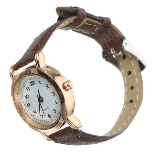 LIFKOME Damenuhr Mit Lederarmband Schlichte Digitale Uhr Kleine Tischuhr Für Damen Geruchsneutral Flexibel Langlebig von LIFKOME