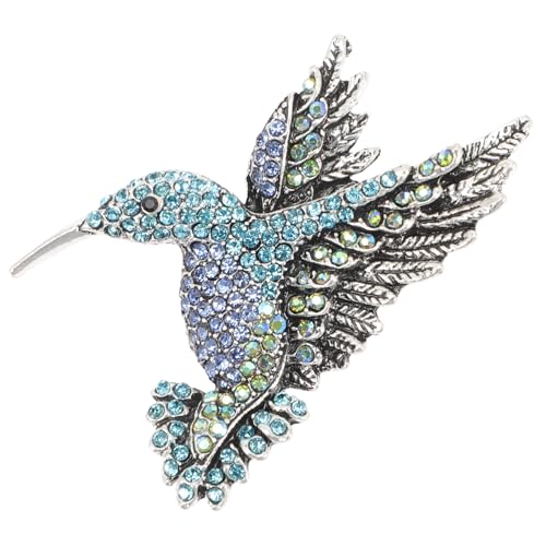 LIFKOME Strassbrosche Für Damen Vogel-brosche Pin Mit Kristallen Stilvolle Brosche Für Kleider Broschennadel Mit Bling-details Langlebiger Schmuck von LIFKOME