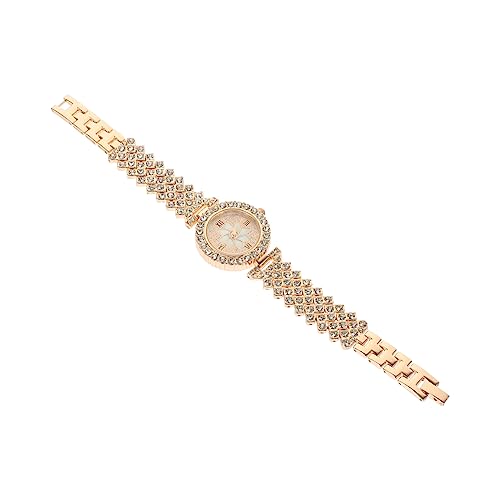 LIFKOME Damenuhr Mit Strass Uhren Für Männer De Smartwatch Digitaluhr Für Herren Trendiges Smartwatch Für Männer Reloj Inteligente Dekorative Uhr Für Rose Gold Knopfbatterie von LIFKOME