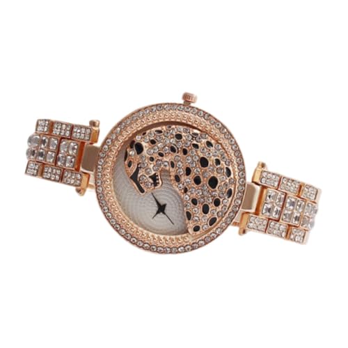 LIFKOME Damenuhr Quarzuhr Bling-Uhr Damen-diamantuhr Armbanduhr Für Alltag Partys Weihnachten Festivals Verabredungen Uni Anlässe Kratzfest Angenehm Tragegefühl von LIFKOME