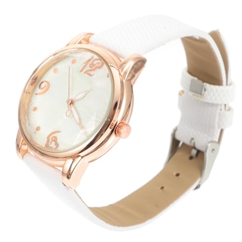LIFKOME Armbanduhr Für Damen Mit Lederarmband Klassisch Und Lässig Geeignet Für Studenten Tanz Reisen Und Alltag Hartes Ziffernblatt Kratzfest Atmungsaktives Armband Für Angenehmen Trageko von LIFKOME