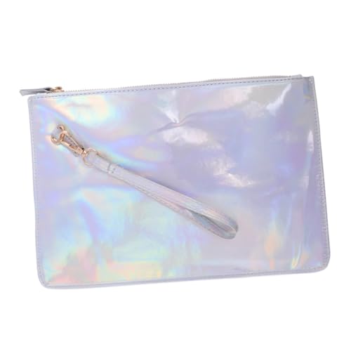 LIFKOME Dazzle Color Spiegel pu Clutch Damen Envelop Bag Modische Kosmetiktasche Vielseitige Aufbewahrungstasche für Shopping Party Strand von LIFKOME