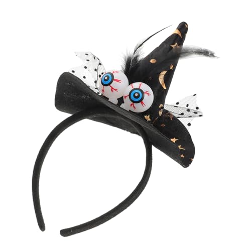 LIFKOME Hexen Stirnband Für Halloween Cosplay Party Mit Augapfel Design Spitzen Haarschmuck Für Damen Gruseliges Haarband Als Kostümzubehör von LIFKOME