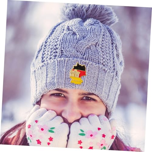 LIFKOME Deutschland Flagge Anstecknadel Metallbrosche mit Emaille Patriotisches Schmuckaccessoire für Männer und Frauen Geeignet für Festtage Partys und Business events Modisches Geschenk von LIFKOME