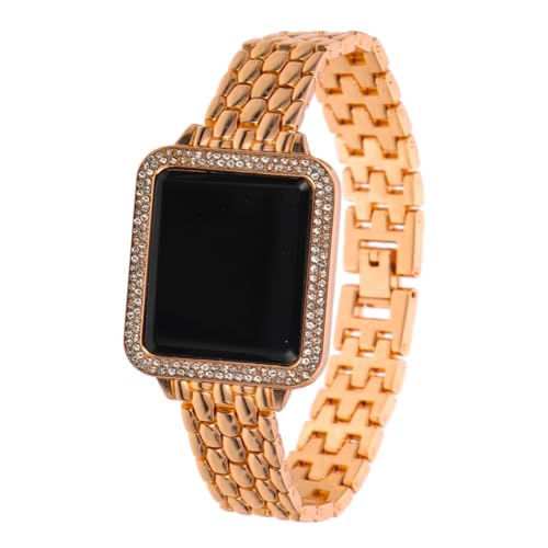 LIFKOME Led-damenuhr Mit Strass-Design Modeuhr Für Frauen Stilvolle Armbanduhr Uhr Mit Strass-Details Elegant Für Studentinnen Und Büroangestellte von LIFKOME