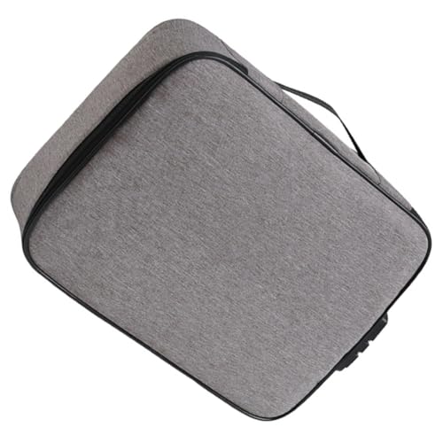 LIFKOME Dokumenten-Organizer-Box Mit Zahlenschloss Für Karten Pässe Alben Geburtsurkunden Aufbewahrungstasche Aktenbox Dokumentenbox Dokumententasche von LIFKOME