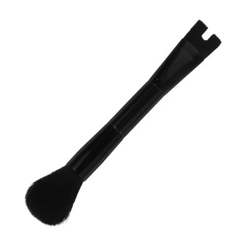 LIFKOME Doppelköpfiger Nasenkonturpinsel Satz Für Damen U-förmiger Make up Pinsel Weich Schwarz Für Flüssige Grundierung Und Konturierung von LIFKOME