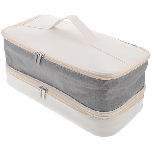 LIFKOME Doppellagige Haartrockner Aufbewahrungstasche Tragbarer Reise Organizer für Lockenstab und Haarwerkzeuge Leichtes Schützendes Etui für Unterwegs Passend für Koffer und Handtasche von LIFKOME