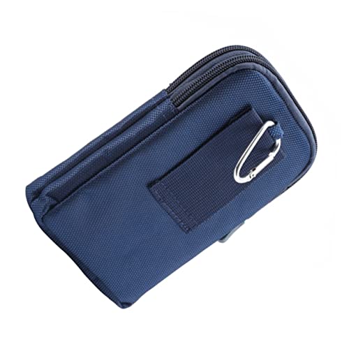 LIFKOME Doppelter Reißverschluss Denim Taillenbeutel für Damen Herren Retro für Outdoor Aktivitäten mit Ausreichend für Schlüssel Karten von LIFKOME